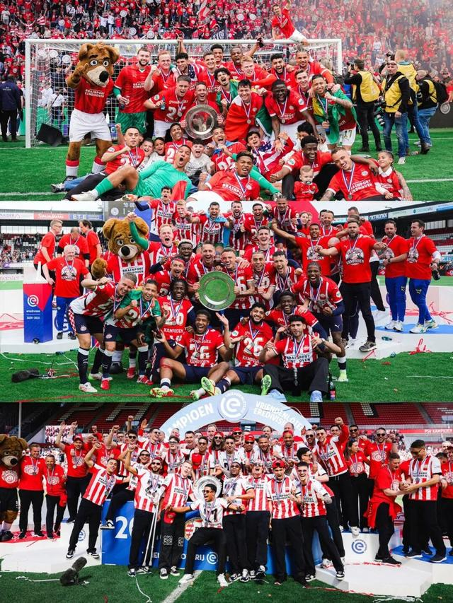 埃因霍温提前5轮问鼎荷甲冠军 创纪录刷新夺冠历